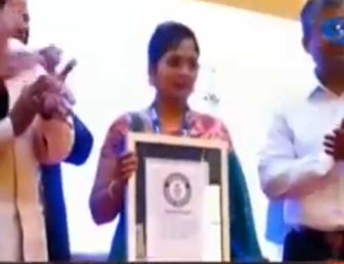 A small segment from DD Sahyadri news channel on Mrs. Prajakta Kale (Guinness World Record Holder)